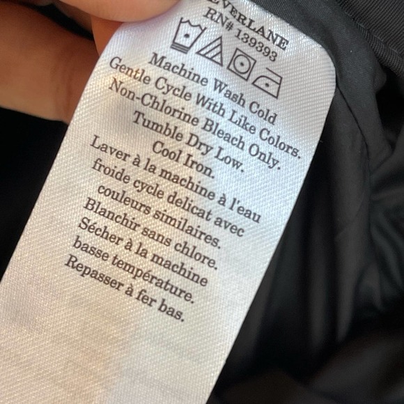 Everlane The ReNew Long Puffer Black Women's Size Small NWT - Picture 7 of 11